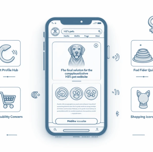 A screen sampling the UI design from Hill's Pet