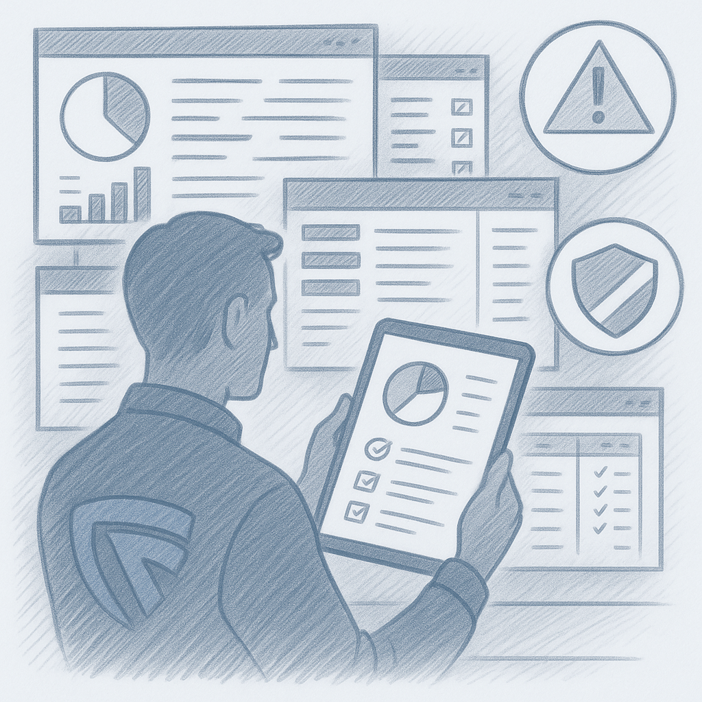 A group of people sitting around a whiteboard as the presenter goes over a userflow plan and notes