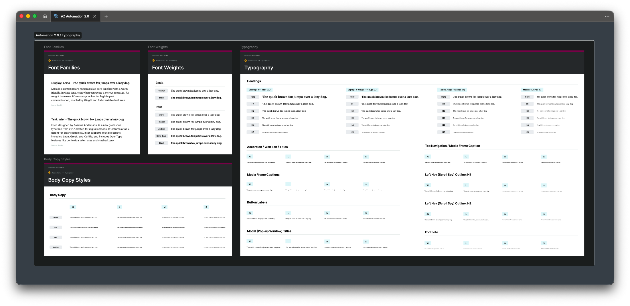 Figma design systems screenshot